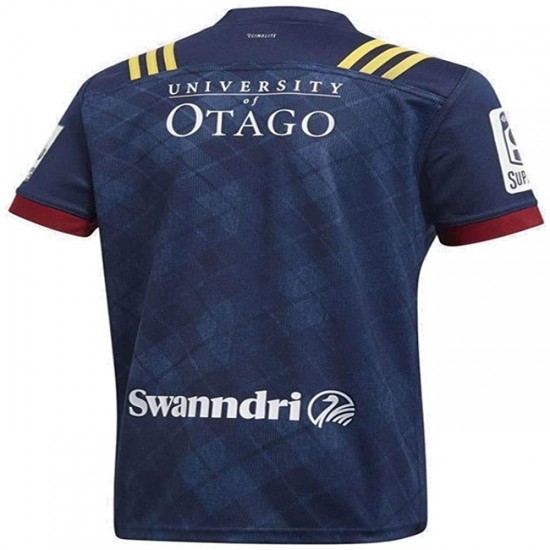 Nogometni Dresovi Dunedin Highlanders Rugby Domaći dres 2020 Kratkih Rukava