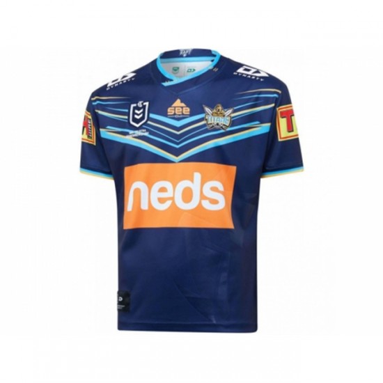 Nogometni Dresovi Gold Coast Titans Rugby Domaći dres 2020 Kratkih Rukava