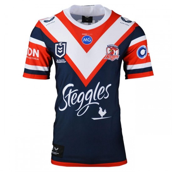Nogometni Dresovi Sydney Roosters Rugby Domaći dres 2021 Kratkih Rukava