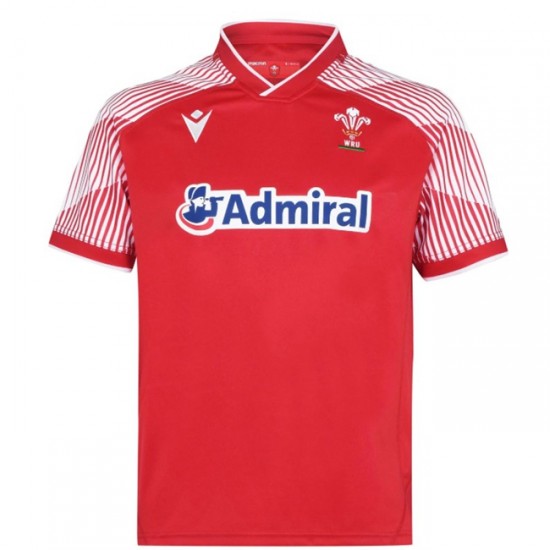 Nogometni Dresovi Wales Rugby 7S Domaći dres 2020-2021 Kratkih Rukava