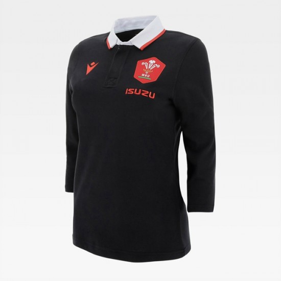 Nogometni Dresovi Wales Rugby Classic Ženski Gostujući dres 2020-2021 Dugi Rukav
